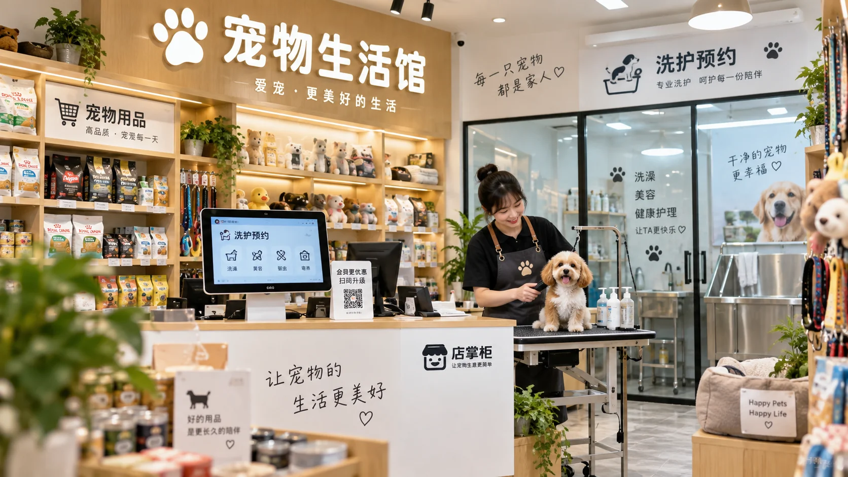 宠物门店门店场景